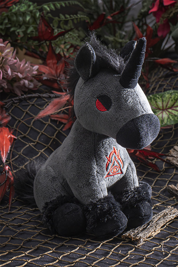 Mystical Black Unicorn Plush