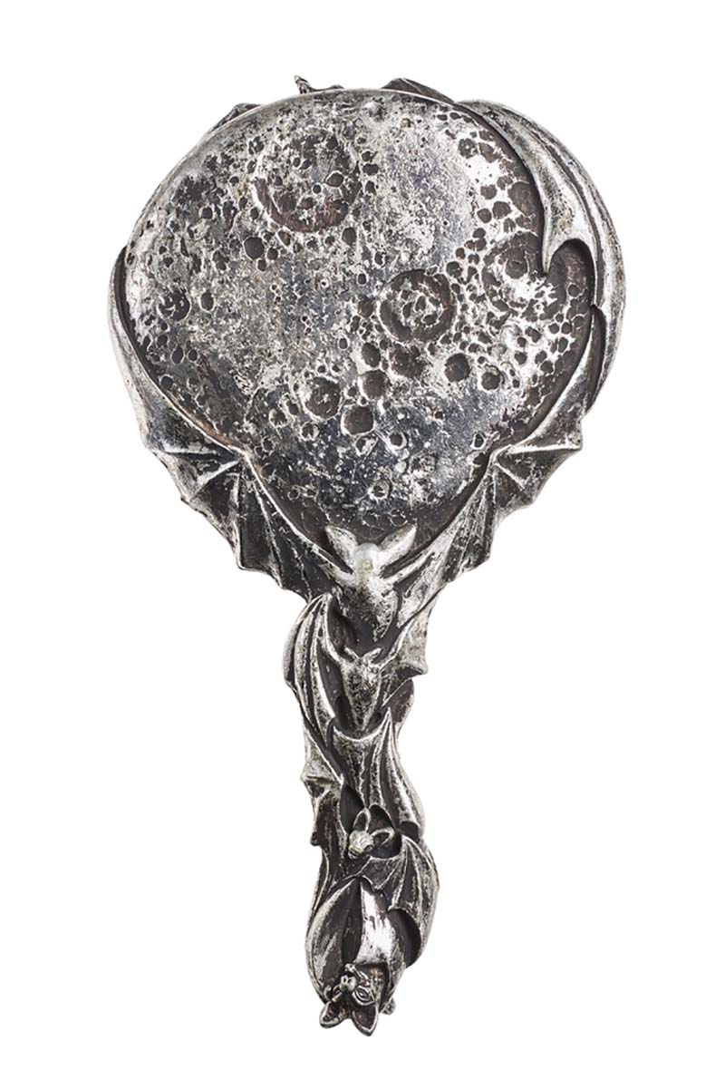 Vampire's Moon Bat Hand Mirror