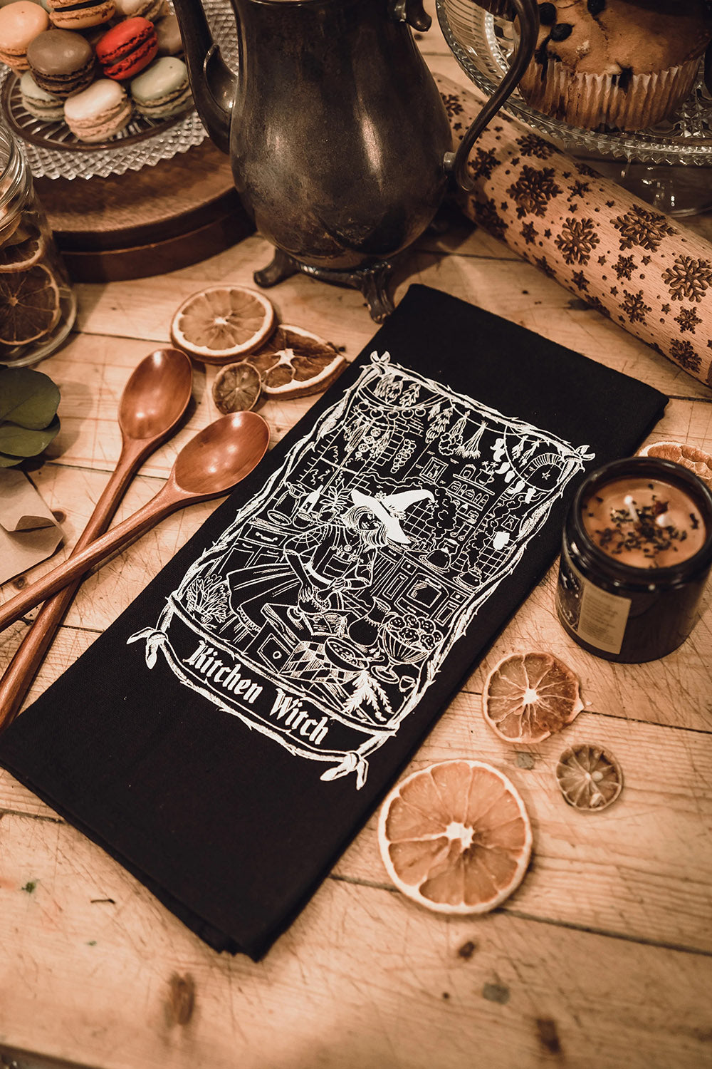 Kitchen Witch Dish Towel