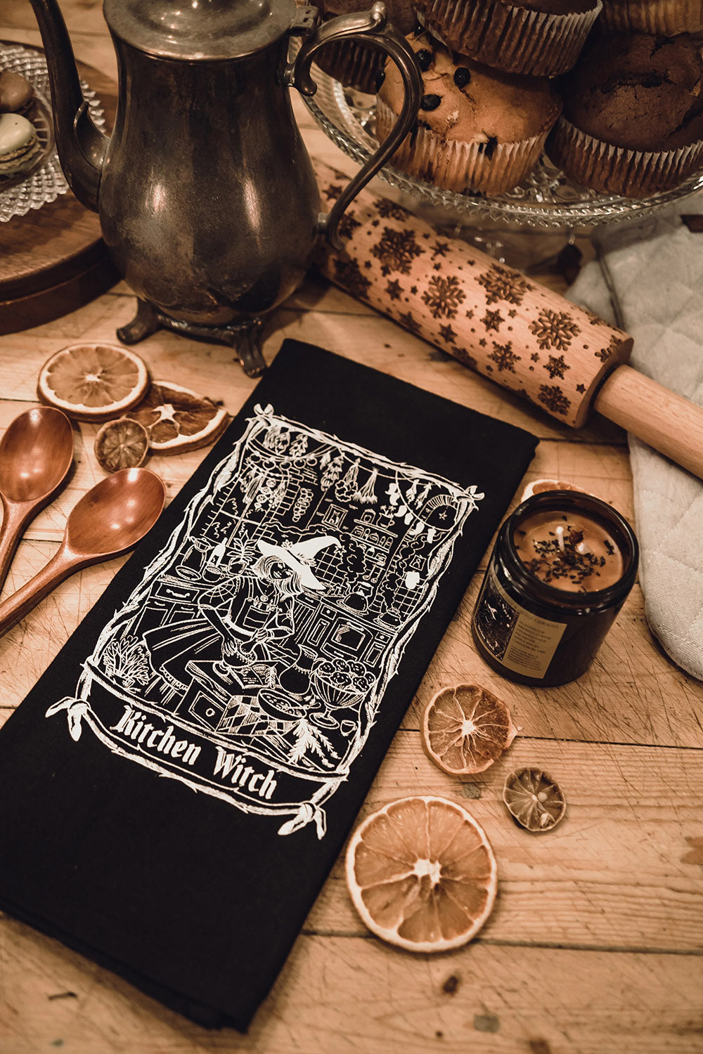 Kitchen Witch Dish Towel