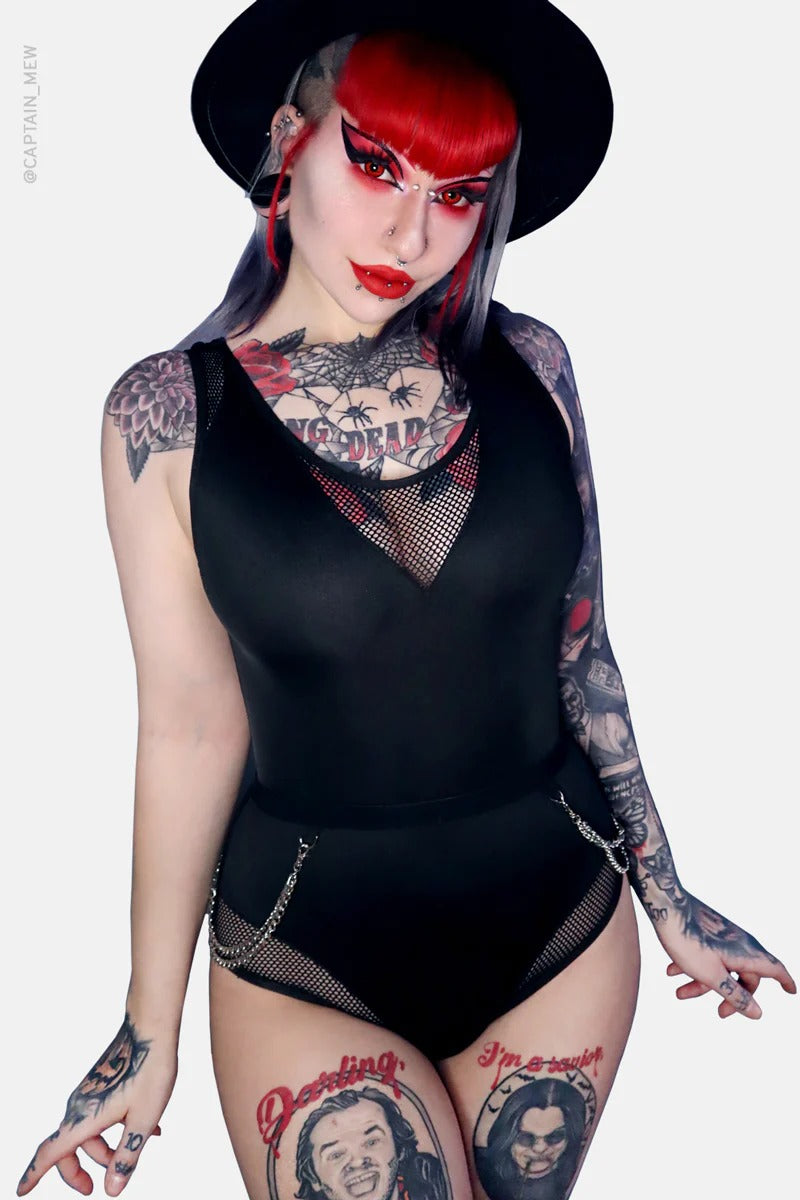 Venom Chain One Piece Swimsuit