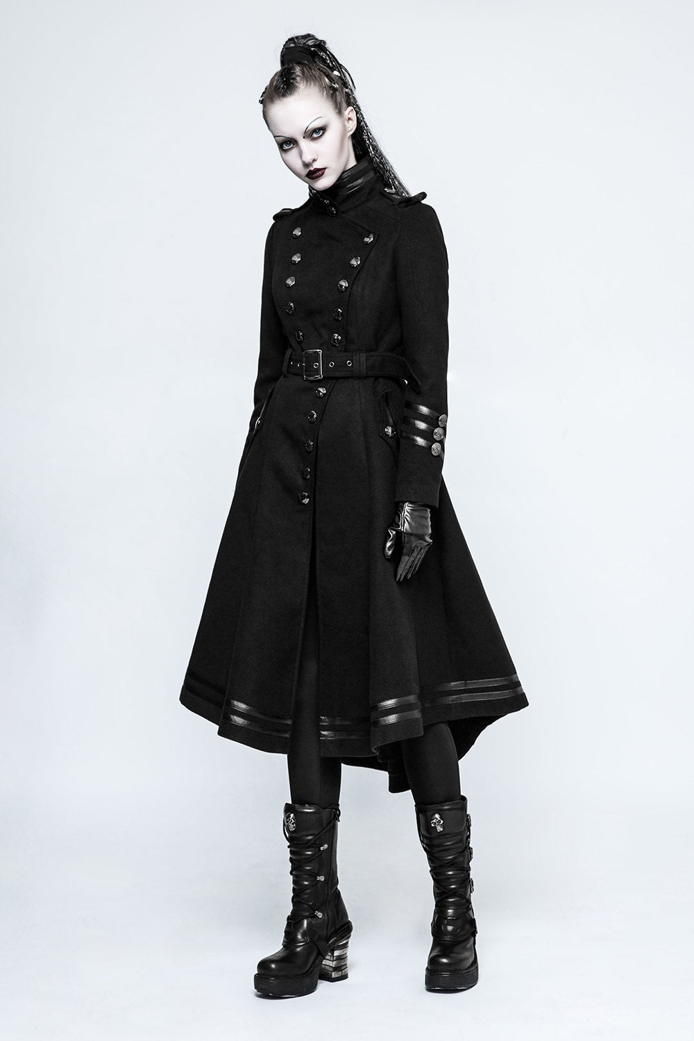 Seance Soldier Military Goth Coat