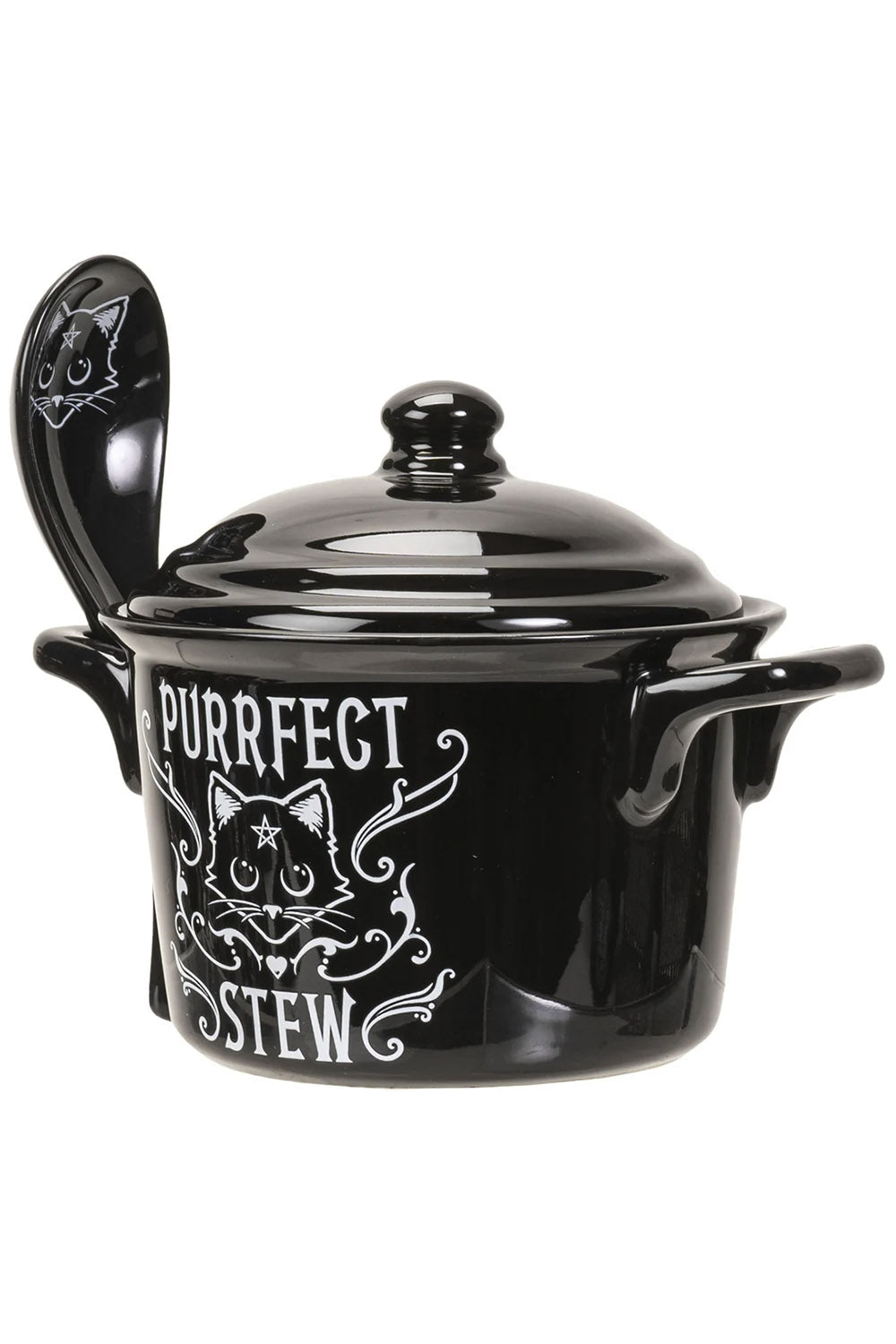 Purrfect Stew Bowl & Spoon Set