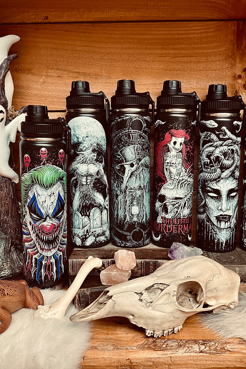 Killer Clowncore 24 Oz Water Bottle Tumbler