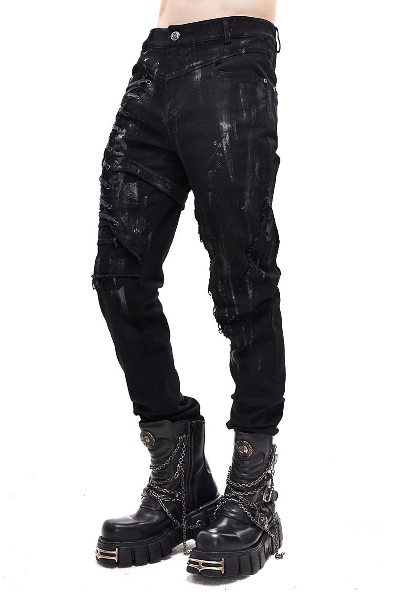 mens grunge goth pants