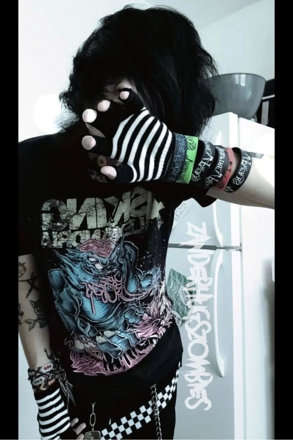 Pulseras de goma VampireFreaks (paquete de 4)