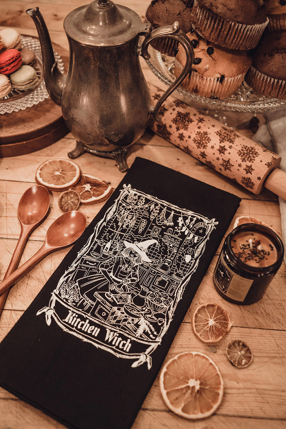 Kitchen Witch Dish Towel