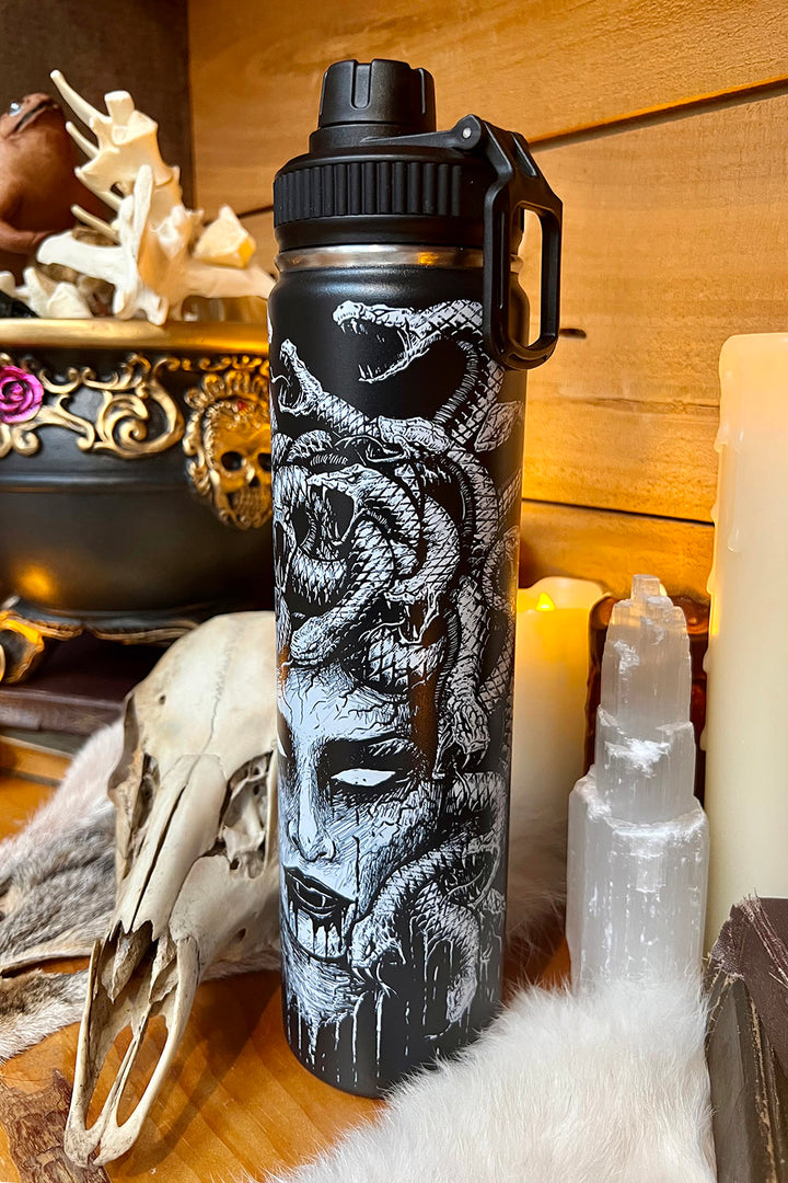 Medusa 24 Oz Water Bottle Tumbler