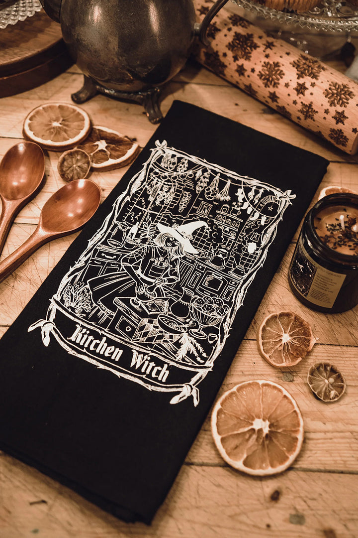 Kitchen Witch Dish Towel