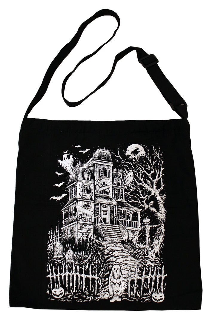 Shoulder Sling Zipper Tote Bag