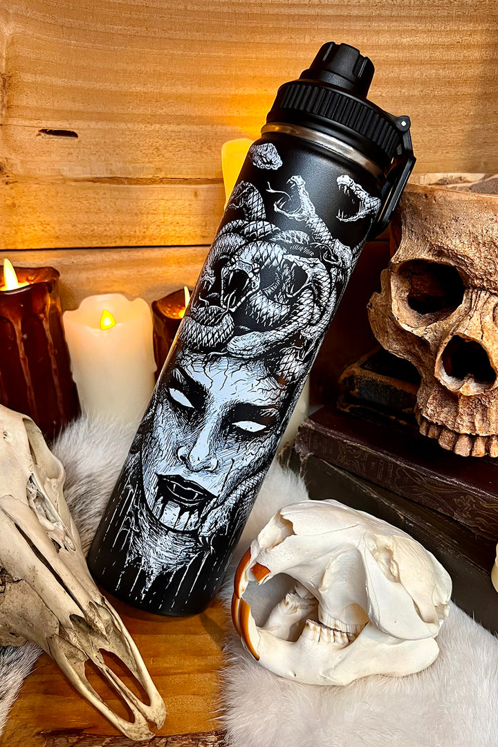 Medusa 24 Oz Water Bottle Tumbler