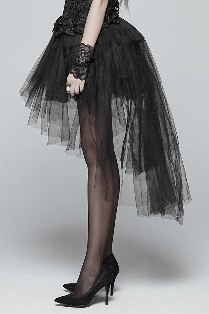 black gothic tutu skirt