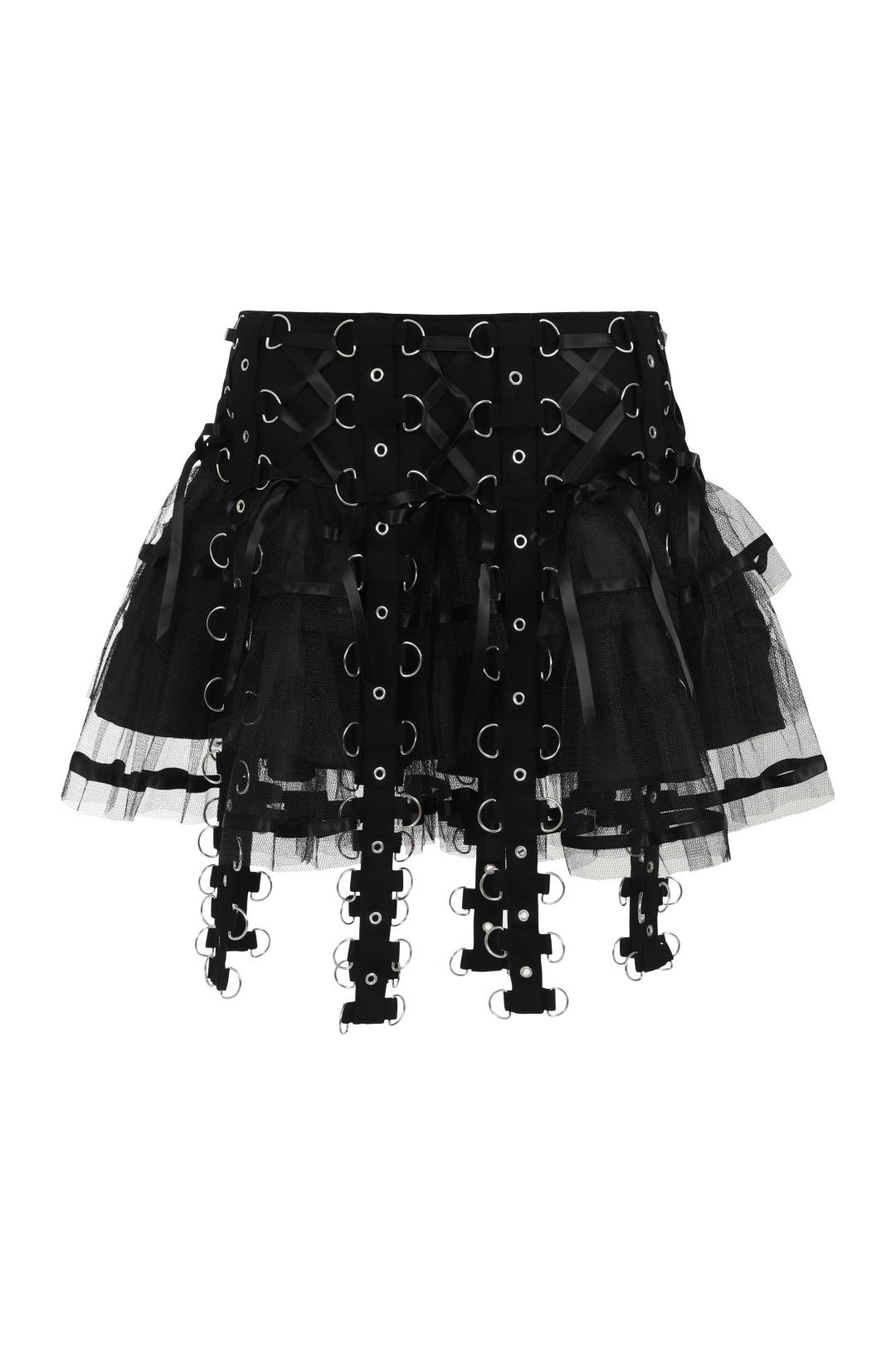 Chai Mini Skirt [BLACK/BLACK]