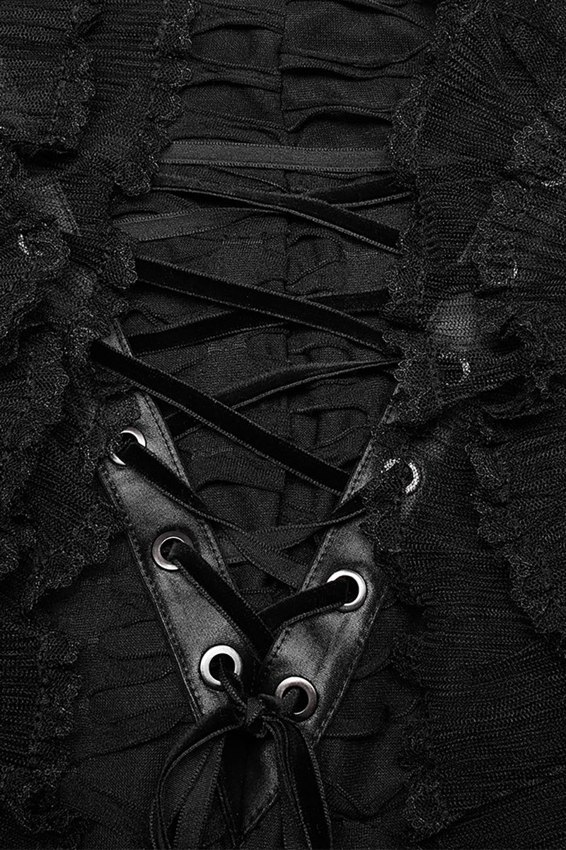 Mortician Maxi Slit Skirt