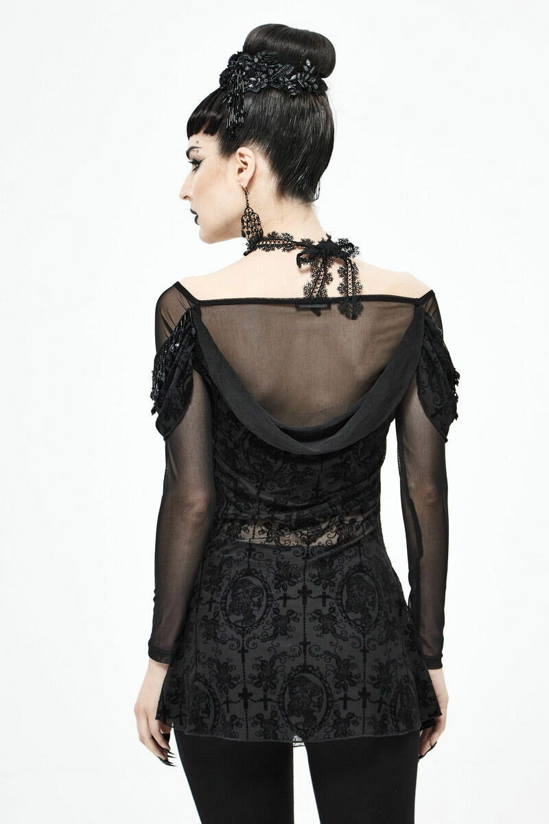 vampire gothic blouse