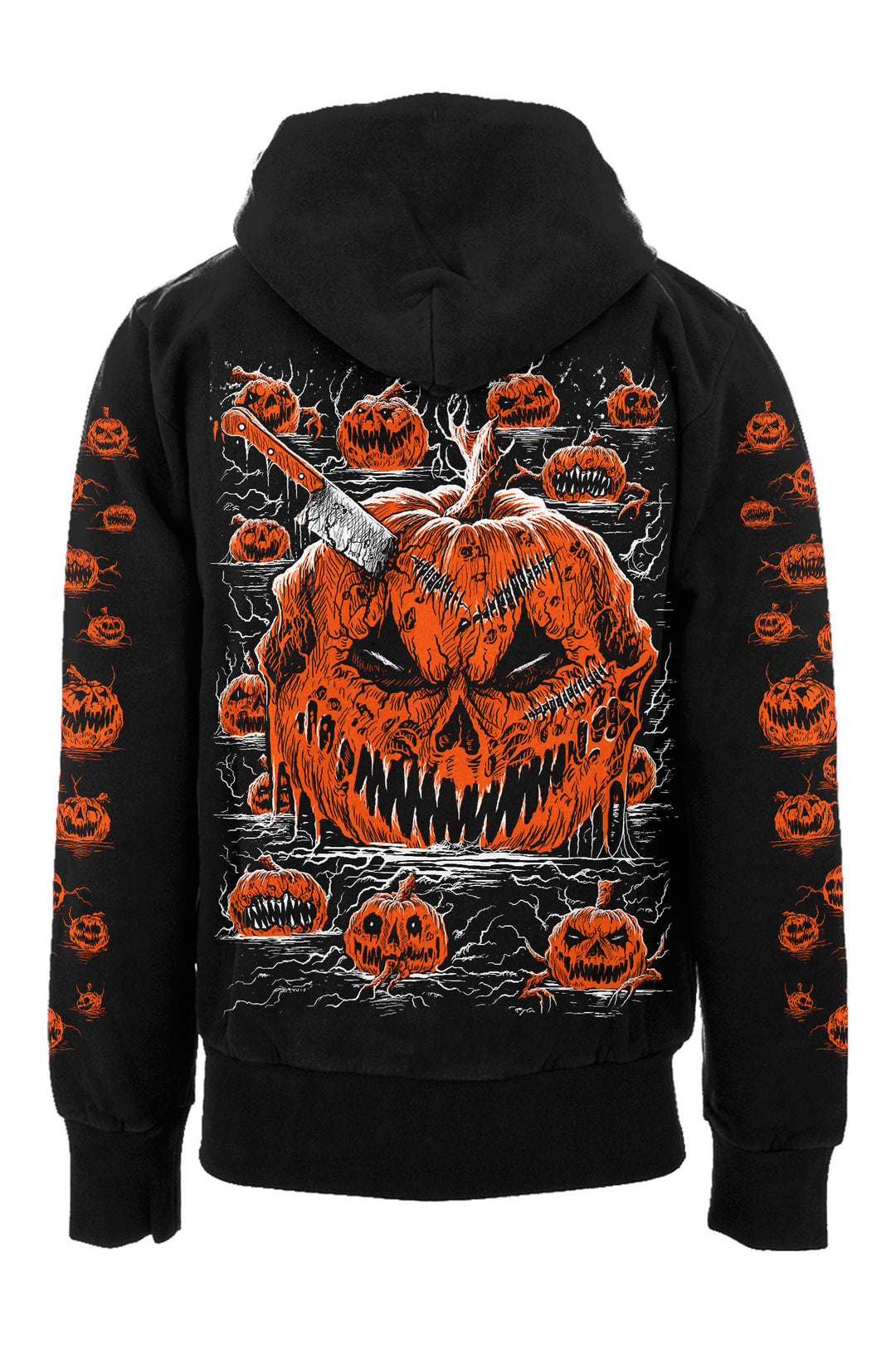 Possessed Pumpkin Patch Hoodie [Zipper or Pullover]