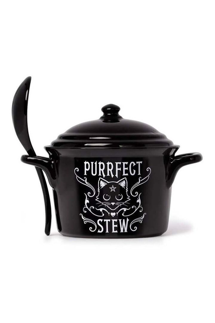 Purrfect Stew Bowl & Spoon Set