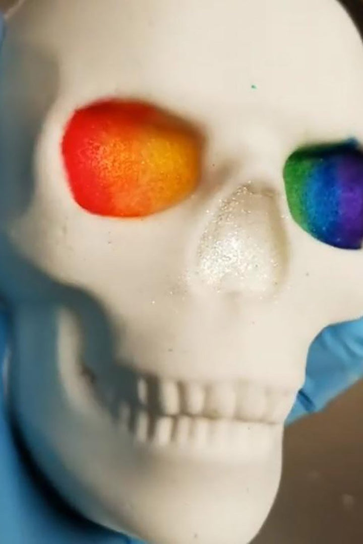 Rainbow Skull Bath Bomb