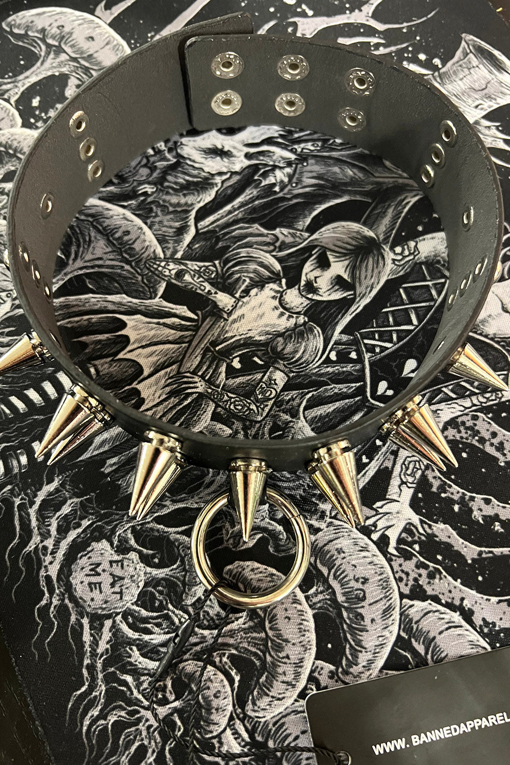 Spiked O-Ring Choker