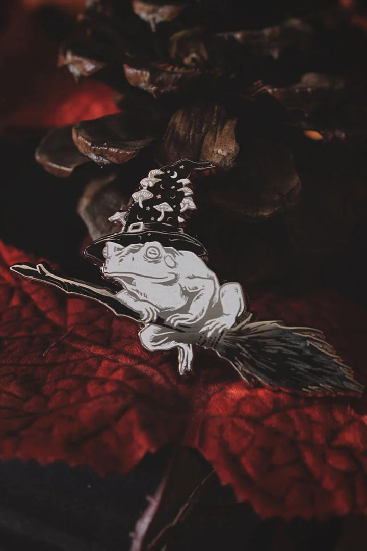 The Sticky Witch Toad Enamel Pin