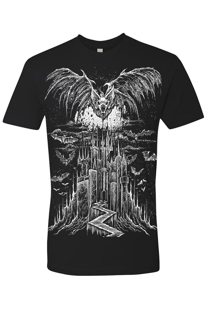 Vampire Castle T-shirt [BLACK/WHITE]