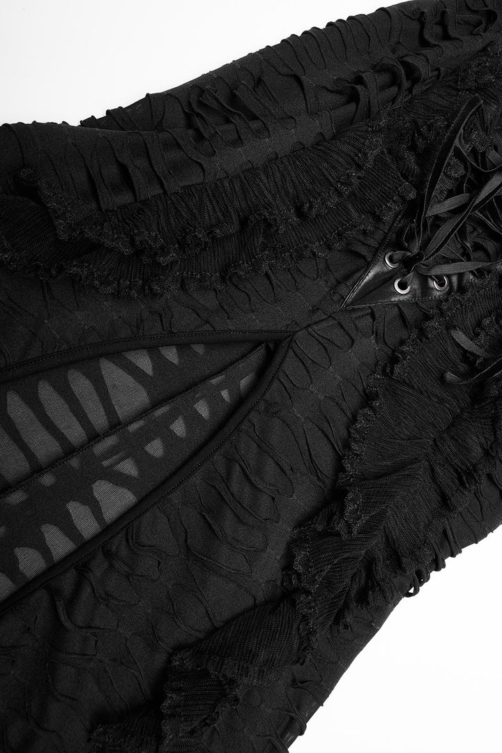 Mortician Maxi Slit Skirt