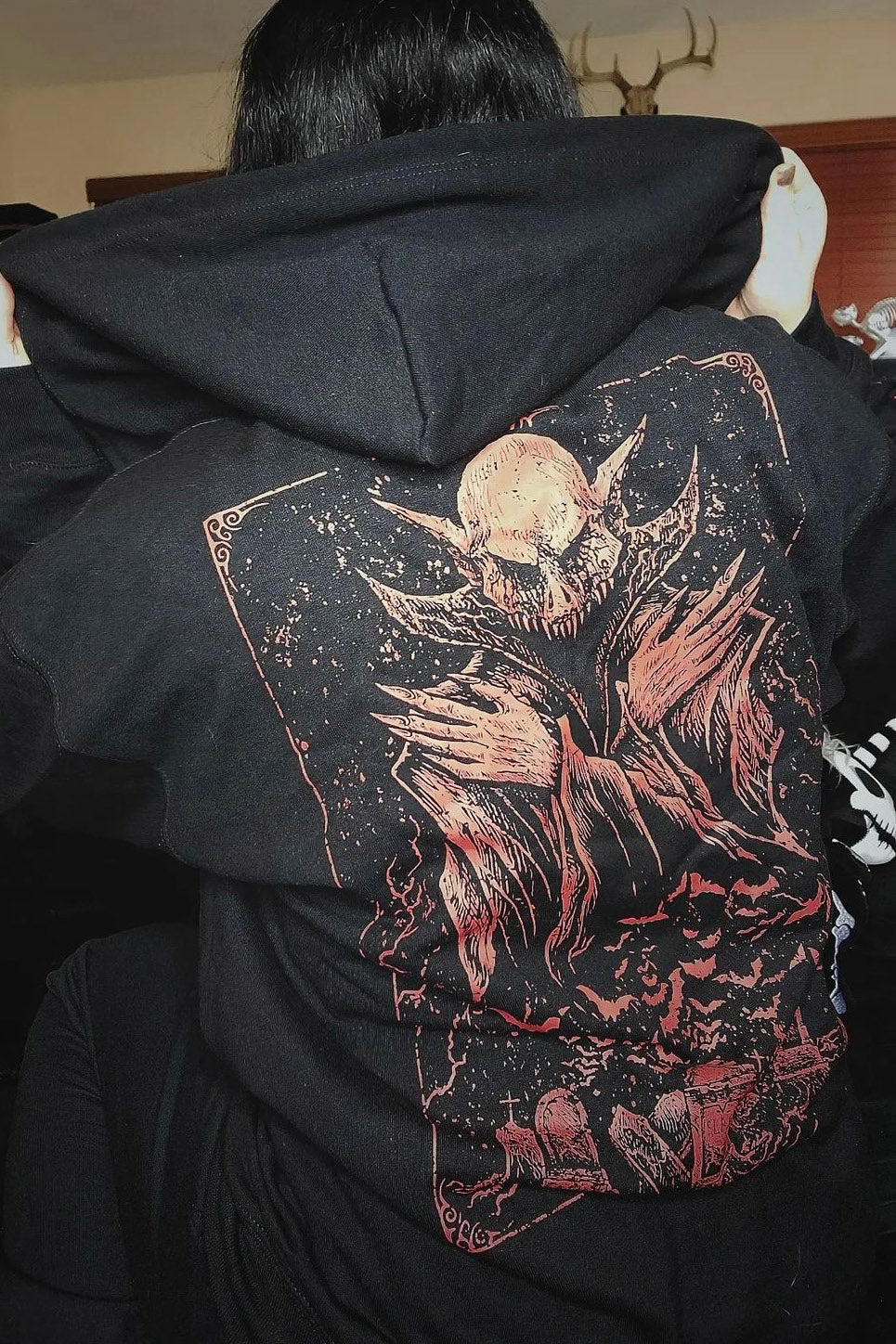 womens vampire hoodie jacket