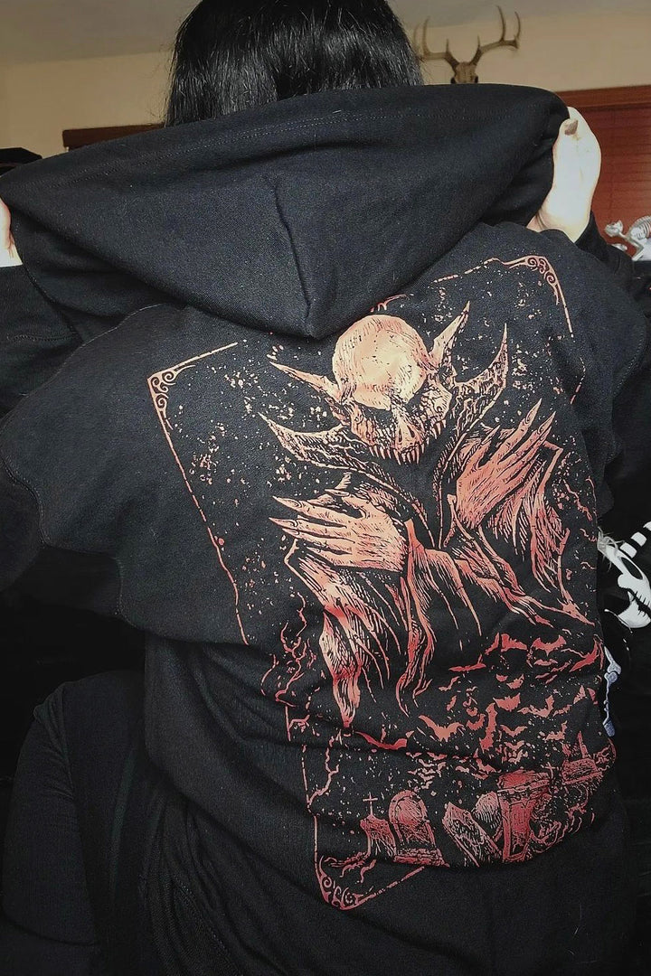 womens vampire hoodie jacket