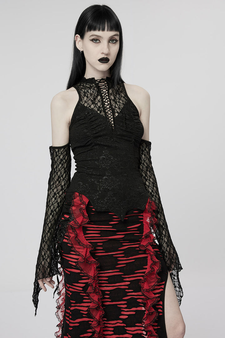 Sanguine Vampire Tank Top with Gloves