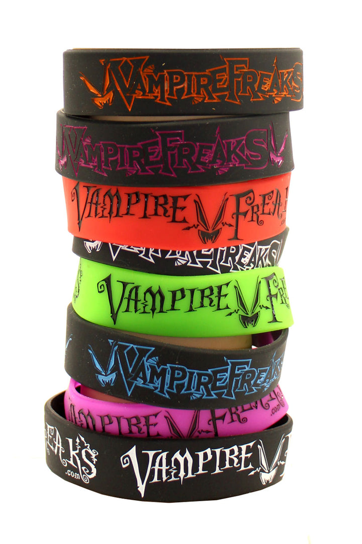 Pulseras de goma VampireFreaks (paquete de 4)