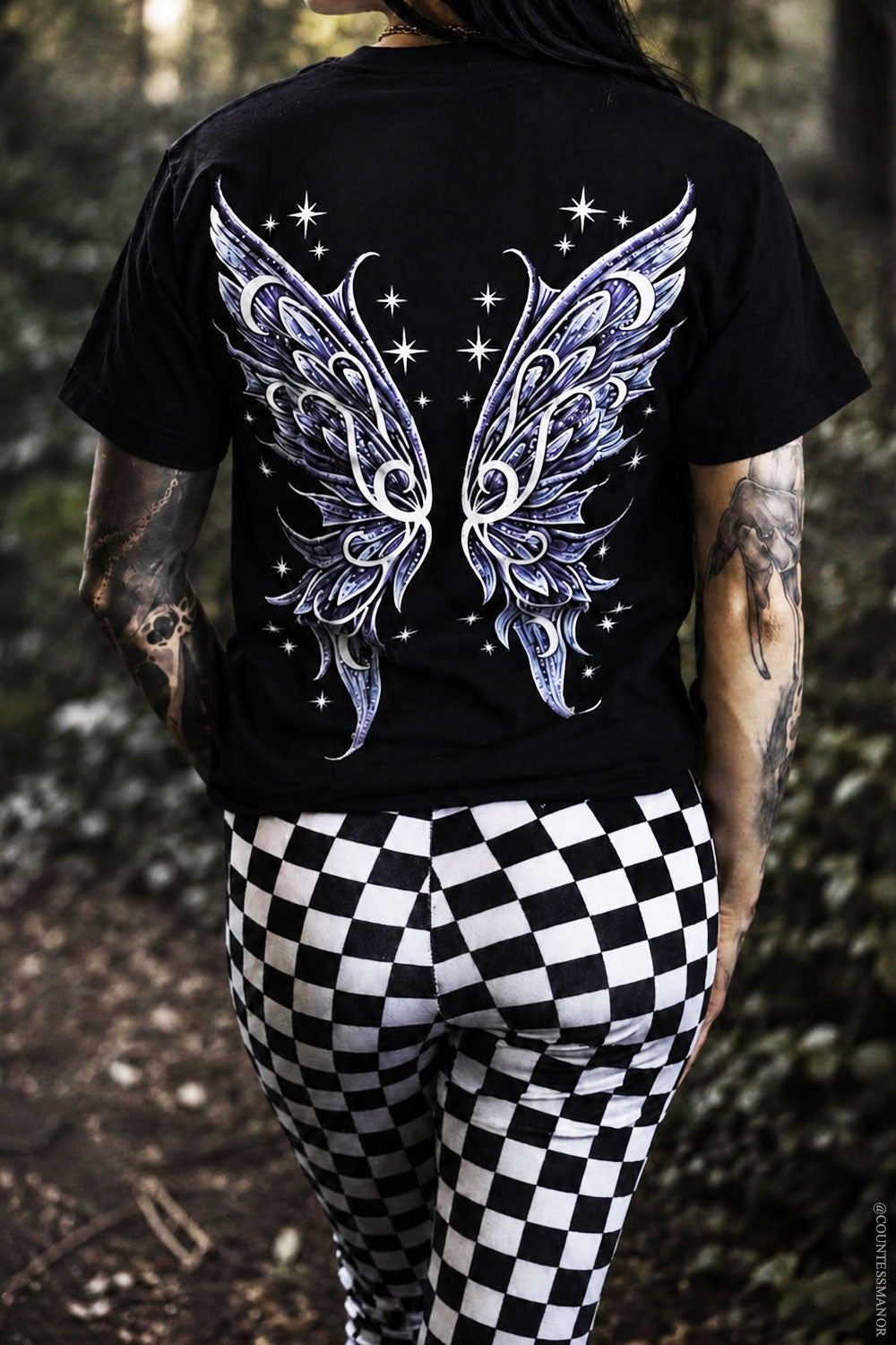 fairy wings moth tshirt