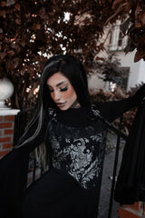 womens silver and black lace corset