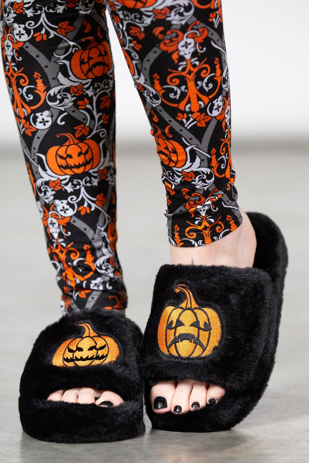 pumpkin slippers for women