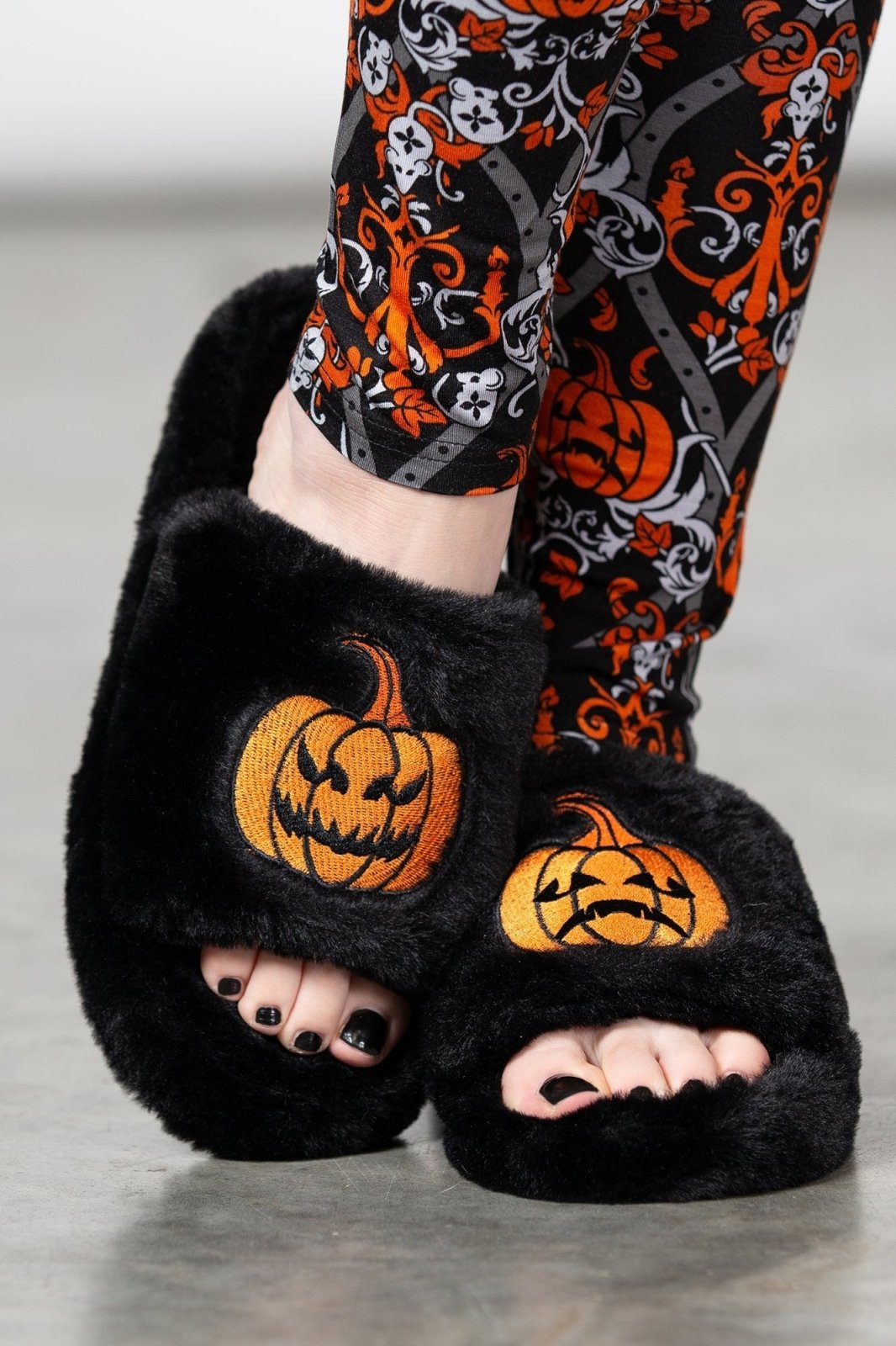 12 O'Clock Slippers - womens shoes - VampireFreaks - Killstar