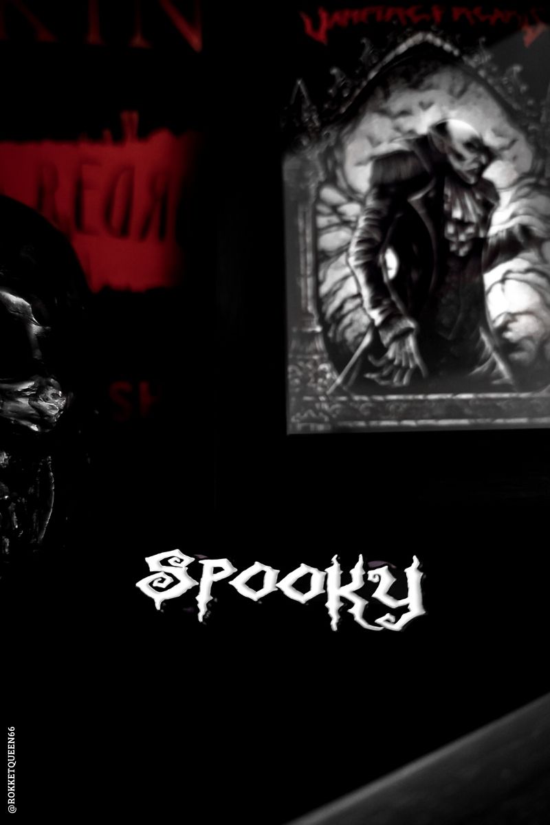 gothic enamel spooky pin