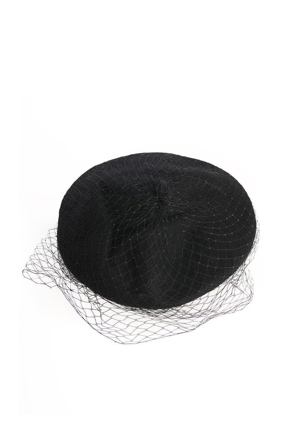 vintage goth inspired beret hat