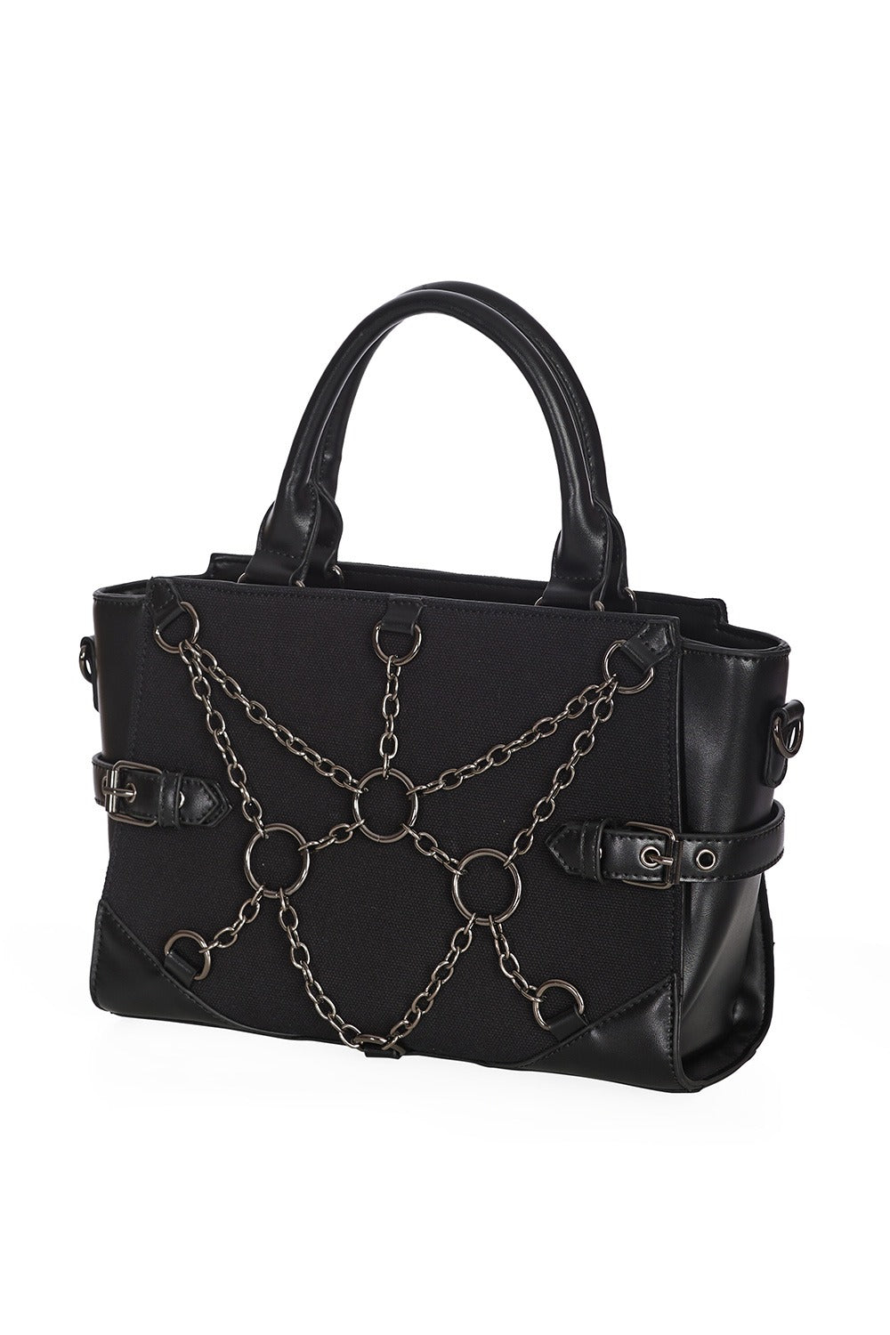 Chained Casket Harness Handbag