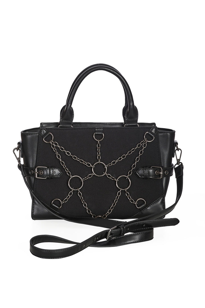 grunge goth shoulder bag