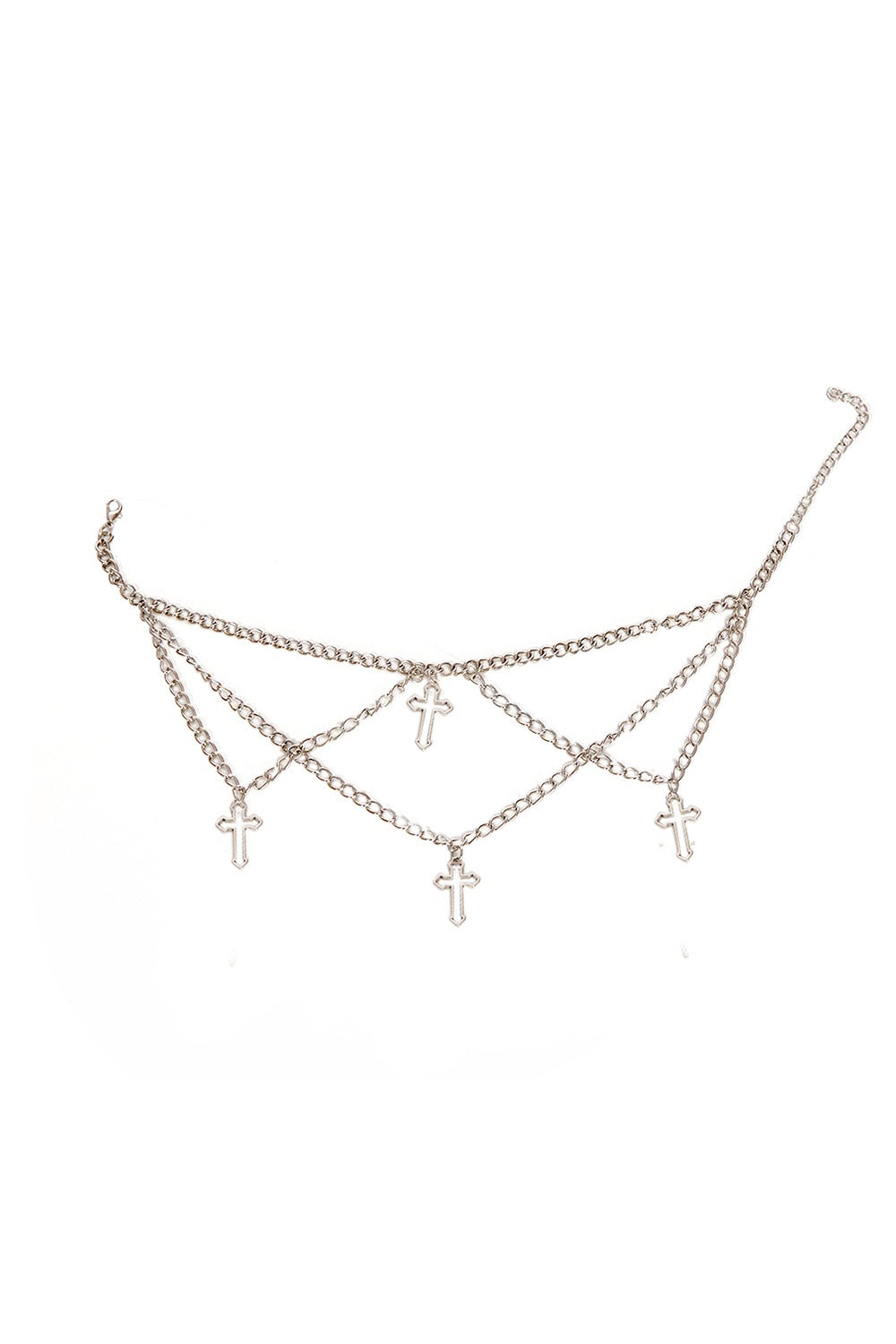 Silver Cross Necklace