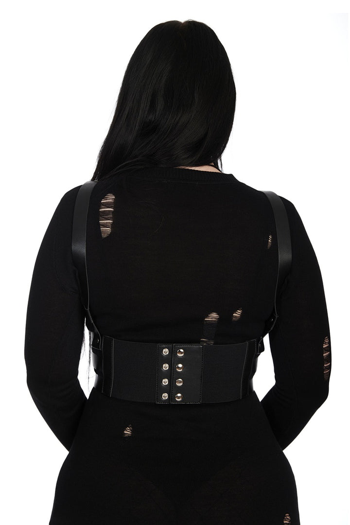 womens high-waisted chest harness