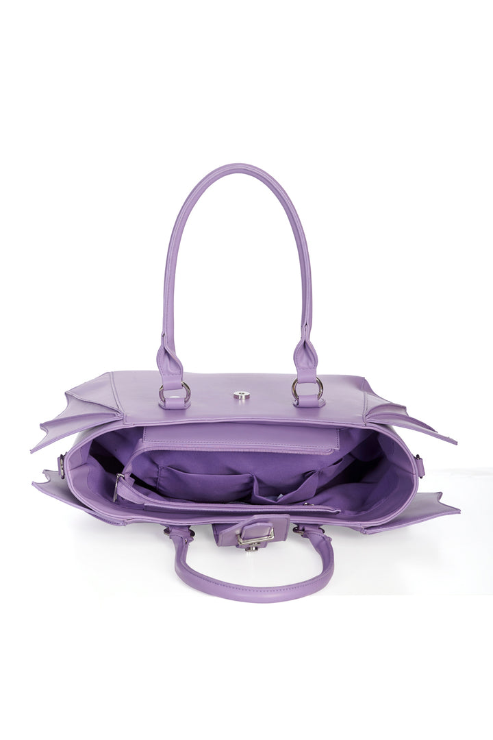 vegan leather lavender kawaii purse