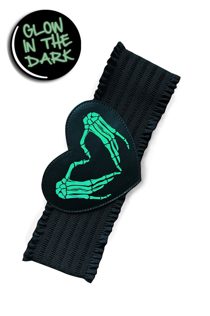 glow-in-the-dark gothic belt