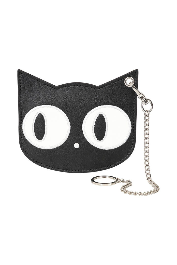 black cat cardholder