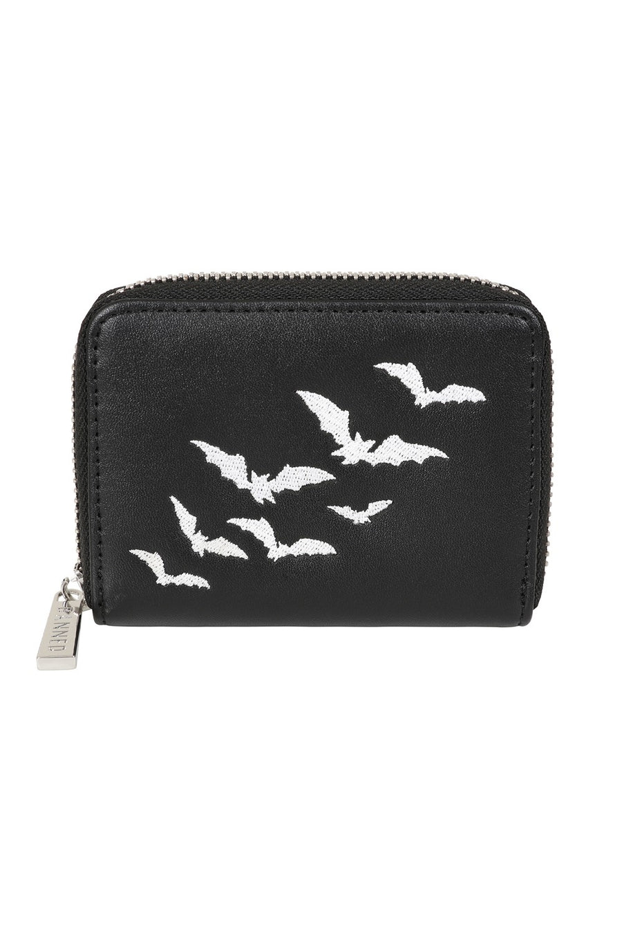 Embroidered Bat Wallet