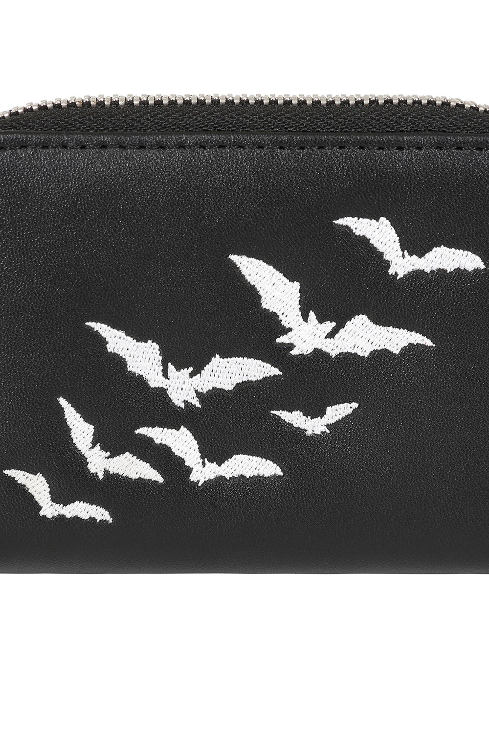 Embroidered Bat Wallet