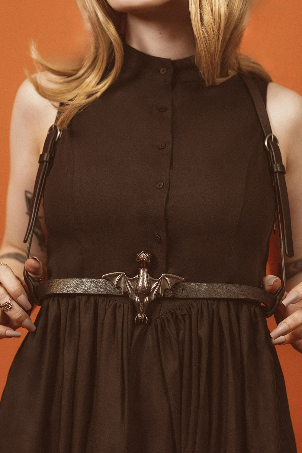 womens romantic gothic harness belt
