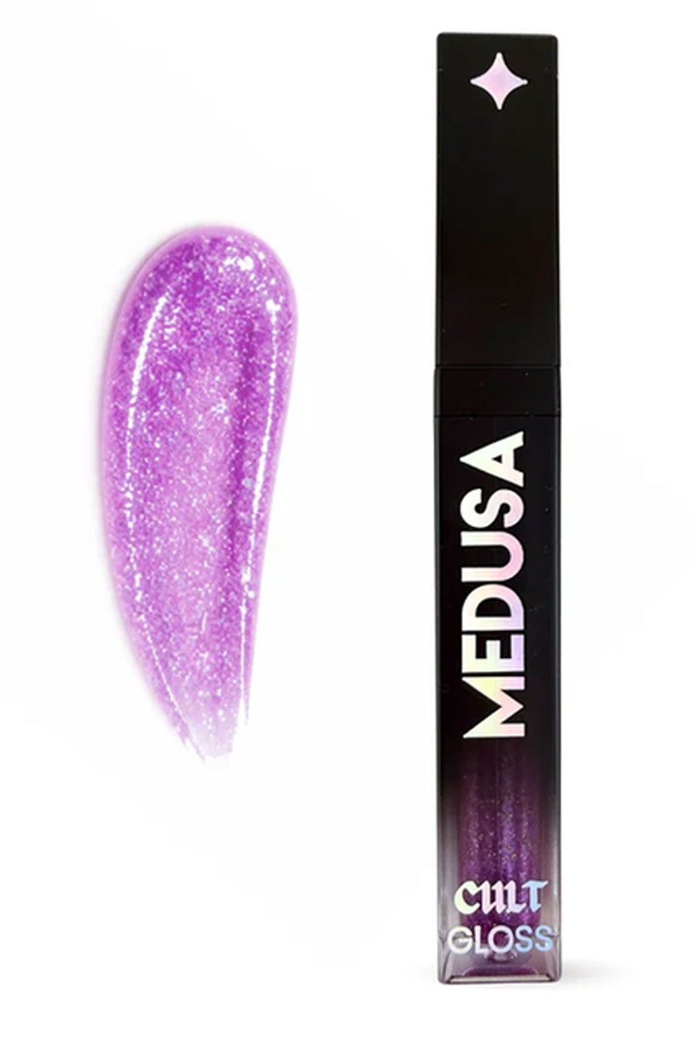 Medium Purple Multi-Dimensional Sparkle Lip Gloss from Medusa