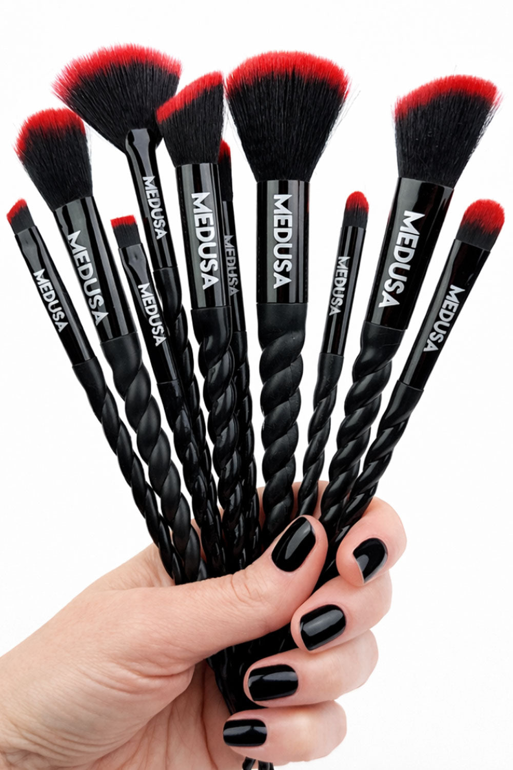 Medusa unicorn makeup brush set