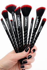 Medusa unicorn makeup brush set