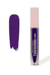 Matte deep blue violet forever more lip gloss lip color from Medusas Makeup